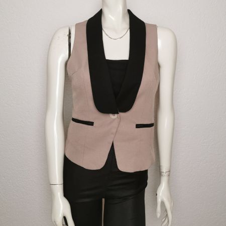Lulumary Weste / Gilet Beige - S