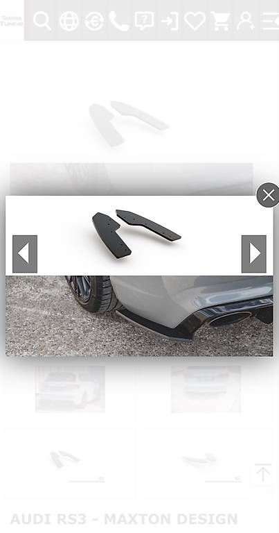 Accessori per altri veicoli: Audi RS3 8V Maxton Seiten Flaps – Usato da Berneck venduto da d3nnchen