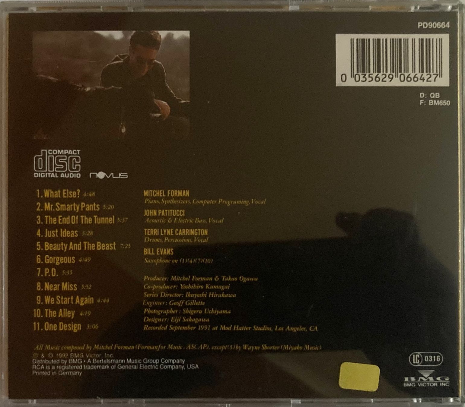 CDs: MITCHEL FORMAN - WHAT ELSE? – D'occasion à Poliez-Pittet par Newtown-Records 1