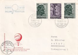 Ballonflug (Fred Dolder) NABAG St. Gallen 1959, ab FL