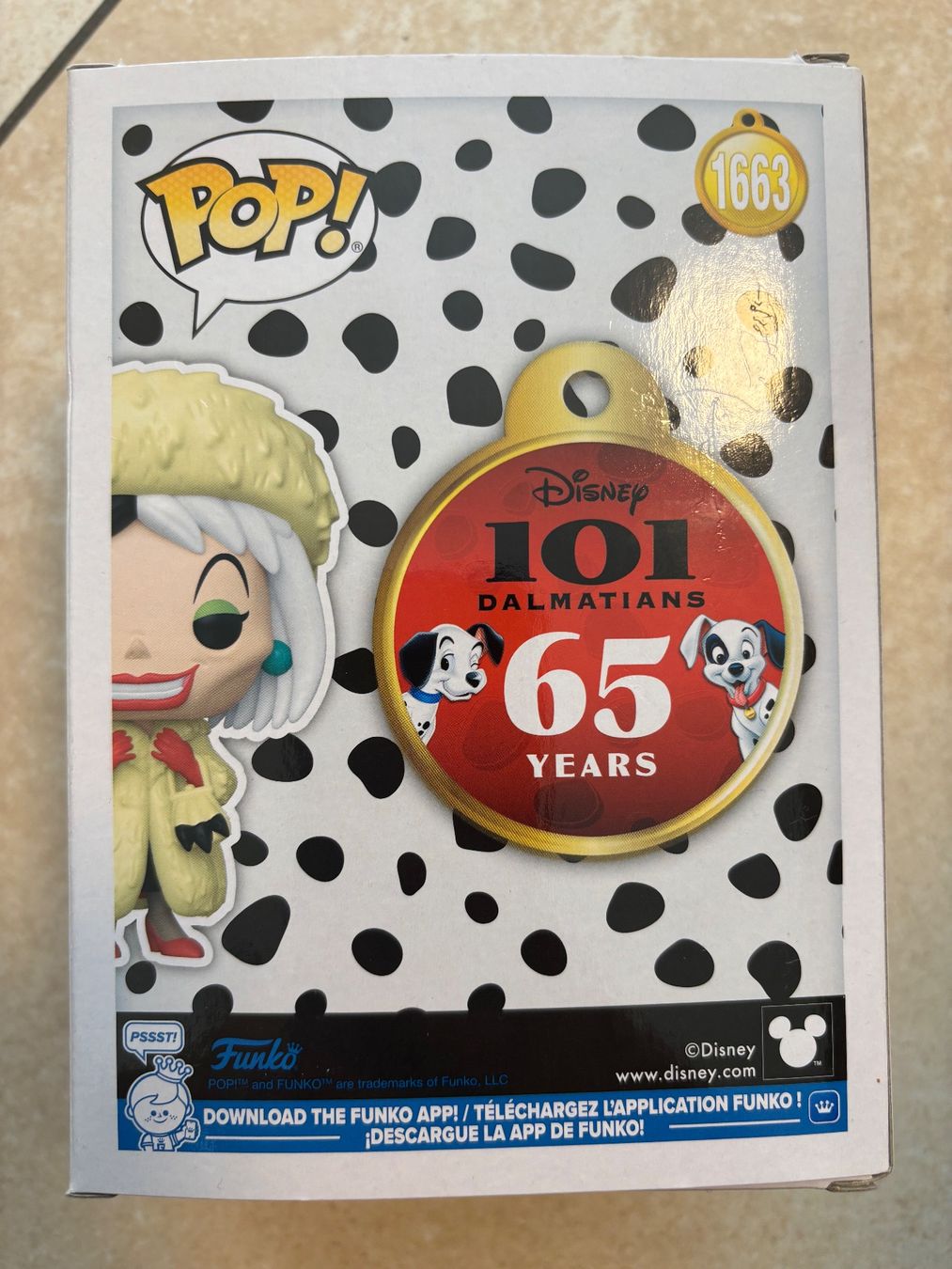 Funko Figurines: Funko Pop! 1663 Cruella De Vil - Disney 101 Dalmatians – D'occasion à Bülach par ter_6jf8 1