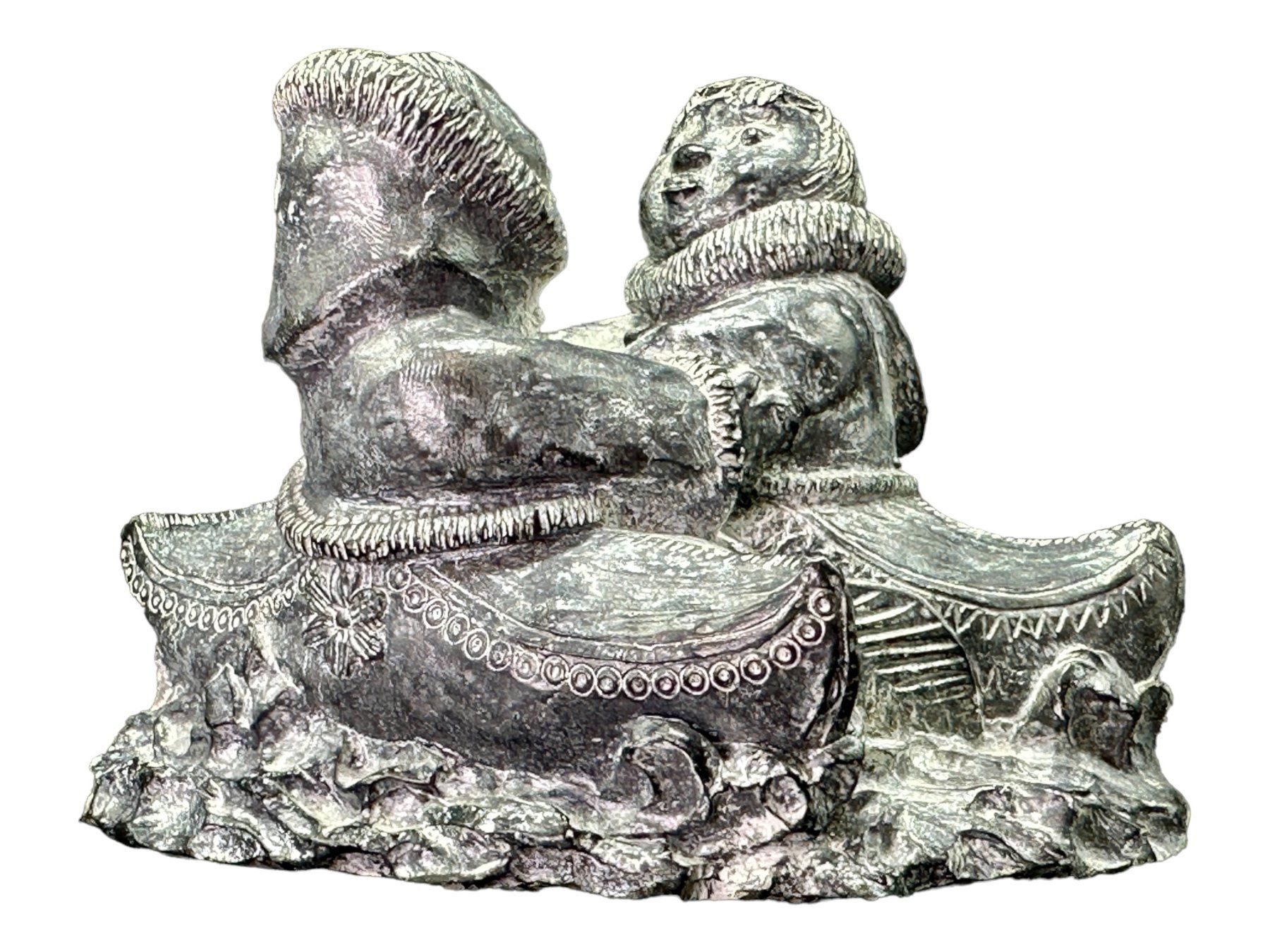 Skulpturen & Statuen: WOLF sculpture inuite originale en stéatite. Canada – Gebraucht aus Morges von magicle 3