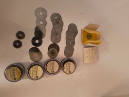1 Konvolut Gloor VHM Kreissägen Ø15+20+26,5+30mm siehe Fotos