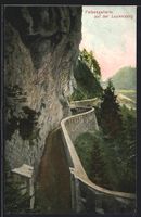Luziensteig, Felsengalerie auf der Luzie
