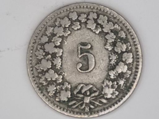 Alle Münzen: 5 rappen 1900 – Gebraucht aus Bure von chap981 1