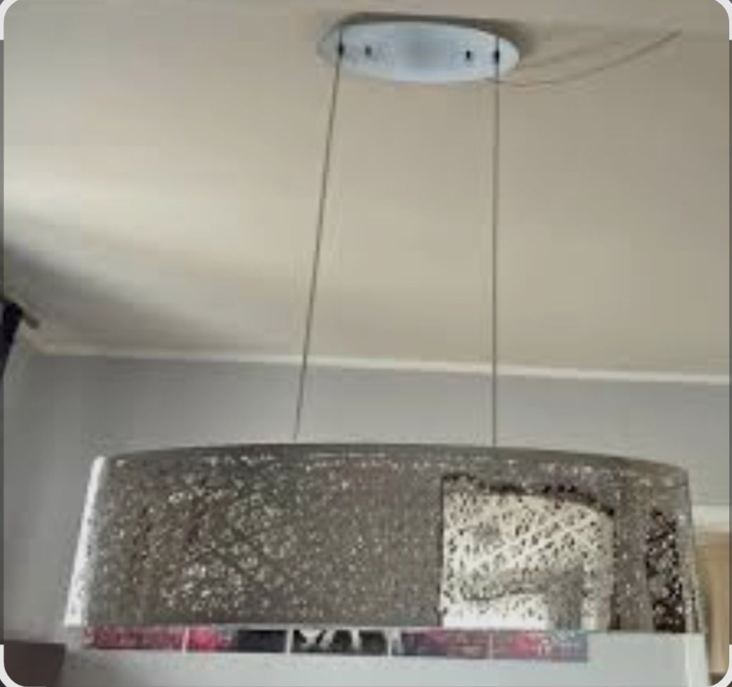 Kronleuchter & Deckenlampen: Puredays Designer Lampe, Silber, Metall/Glas. – Gebraucht aus Oberhasli von Bojan81 1