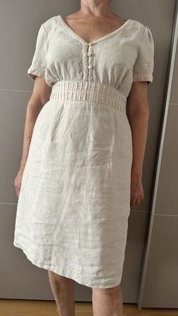 Robe InWear en lin beige taille 38 bon état