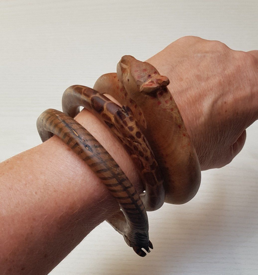 Bracelets: 3 Armreifen aus Holz – D'occasion à Reutigen par IrisFashion 1