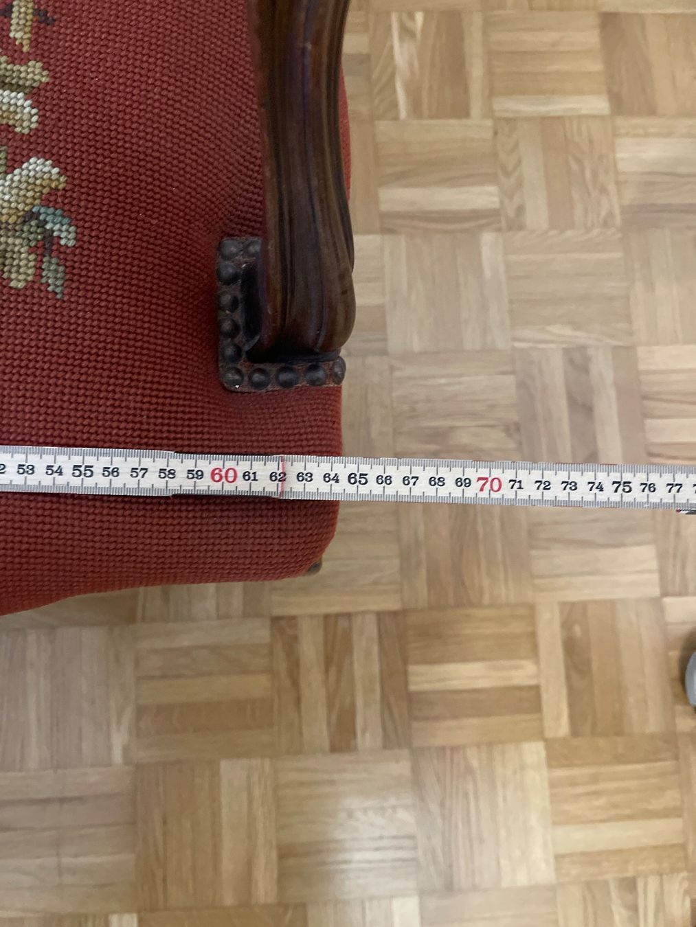 Poltrone: Antiker Sessel mit Rosenmuster – Usato da dietikon venduto da fernando011 7