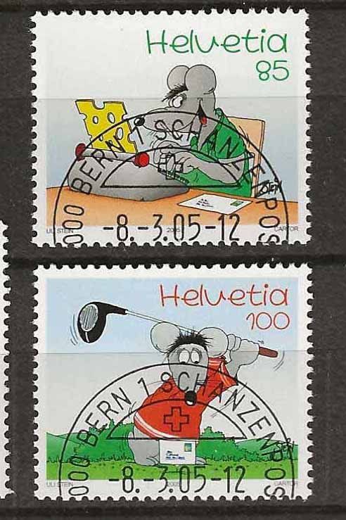 Alle Briefmarken: M1158 - Comics Uli Stein 1er jour – Gebraucht aus Trélex von Phil_Albert