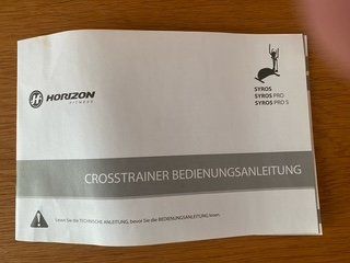 Horizon Hometrainer: Cross Trainer, neu – Nuovo (secondo la descrizione) da Baldegg venduto da Muntanella67 2