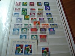 Lot Sätze Pro Juventute **/*, 1958-1962, mit Block