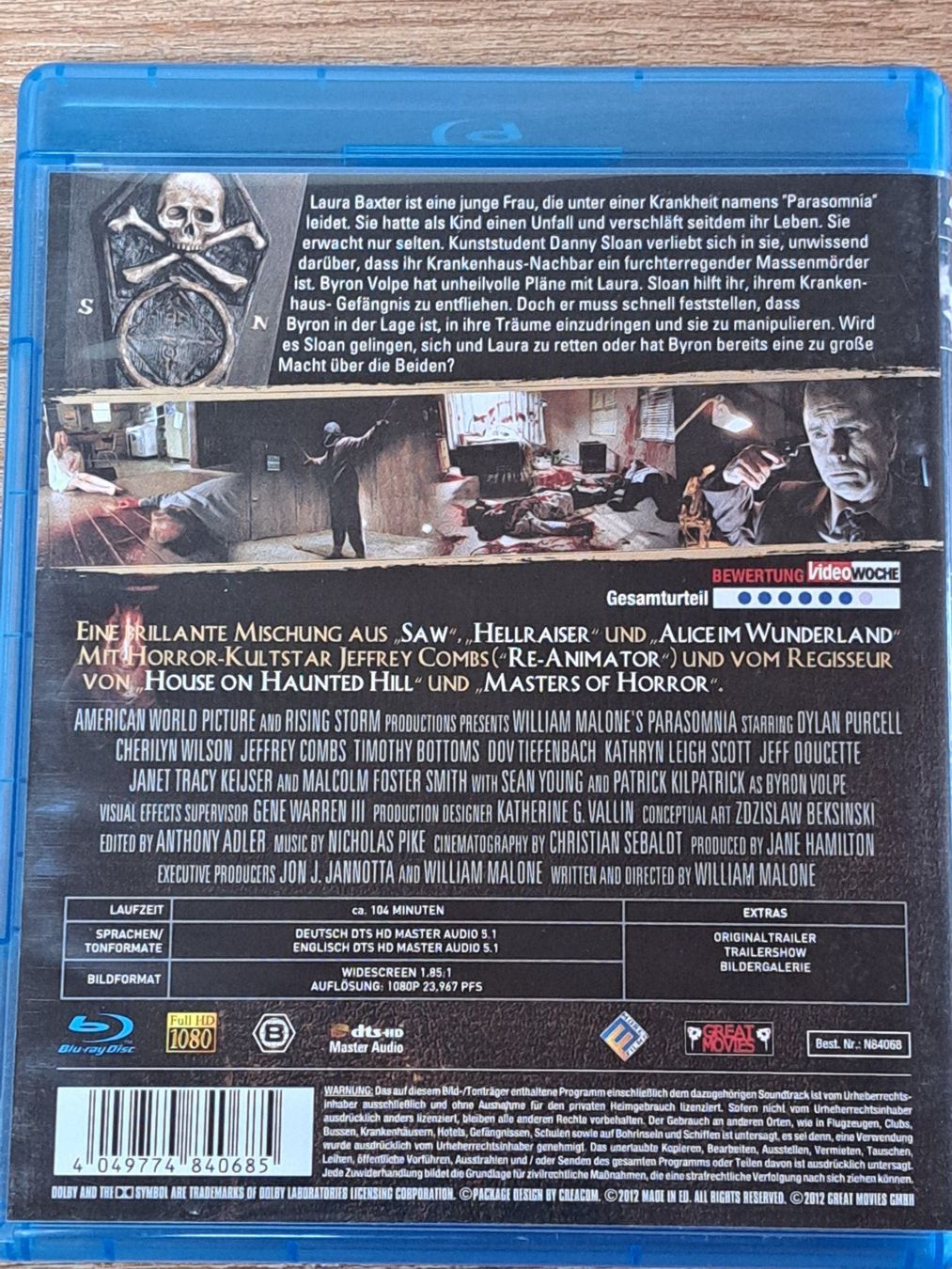 Alle DVDs: Blu-ray Das Dornröschen Massaker (Parasomnia) – Neu (gemäss Beschreibung) aus Unterseen von Kanica 2