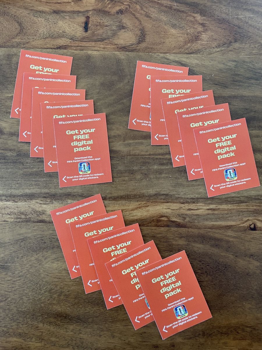 Panini Carte collezionabili: PANINI WM 2026 digital Pack 15 Stück – Nuovo (secondo la descrizione) da Neuenkirch venduto da Marc-Dave01