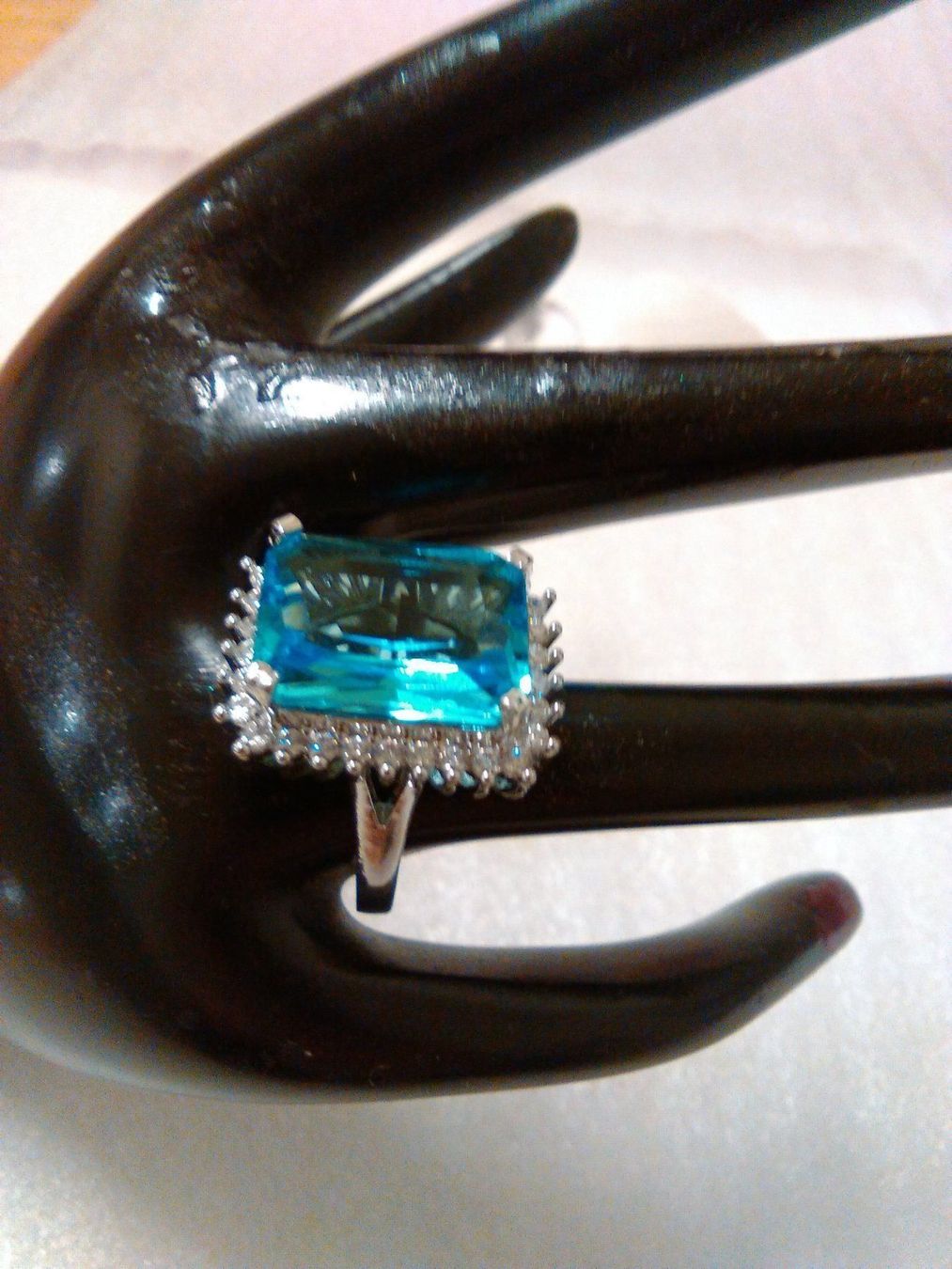 Anelli: RING MODESCHMUCK ; IMETATION AQUAMARINE – Nuovo (secondo la descrizione) da Basel venduto da bijoutrie_4 3