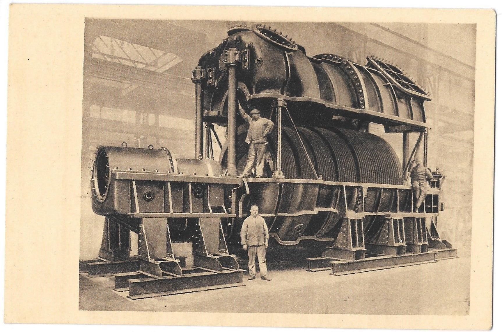 Cartoline postali: Baden Brown Boveri Abdampfturbine – Usato da Olten venduto da clotaldi