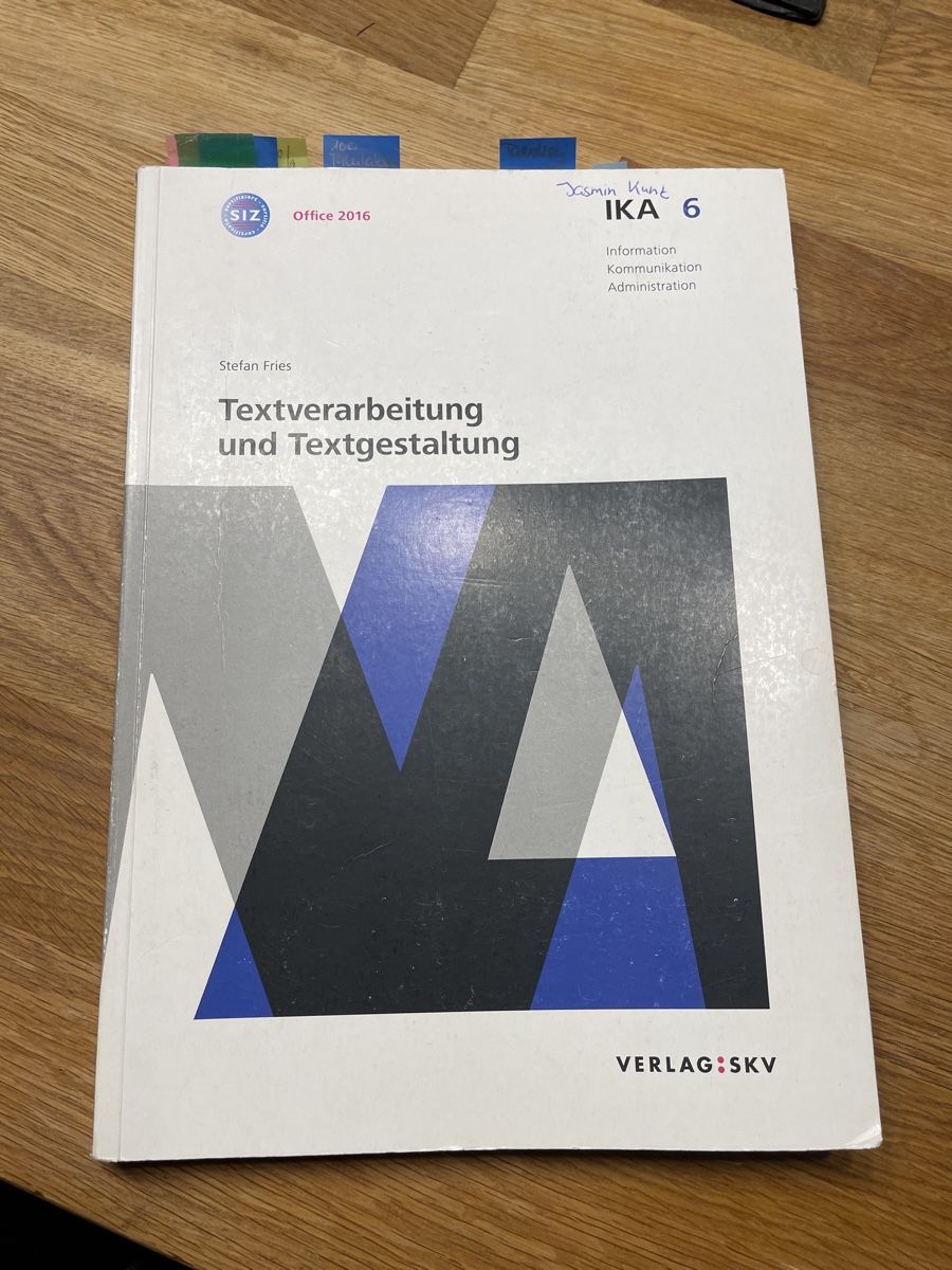 Libri: IKA 6 Textverarbeitung und Textgestaltung – Usato da Sempach venduto da Nimsaj5