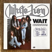 WHITE LION „Wait“ 12“ VINYL RAR Mike Tramp MINT MHR HAIR