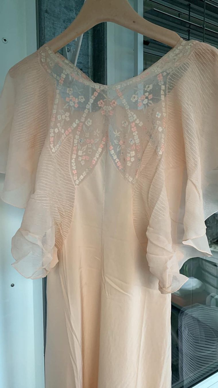 Vestiti: Nachtkleid 1930 unique S-M Seide   POST – Usato da Bern venduto da waves0 1