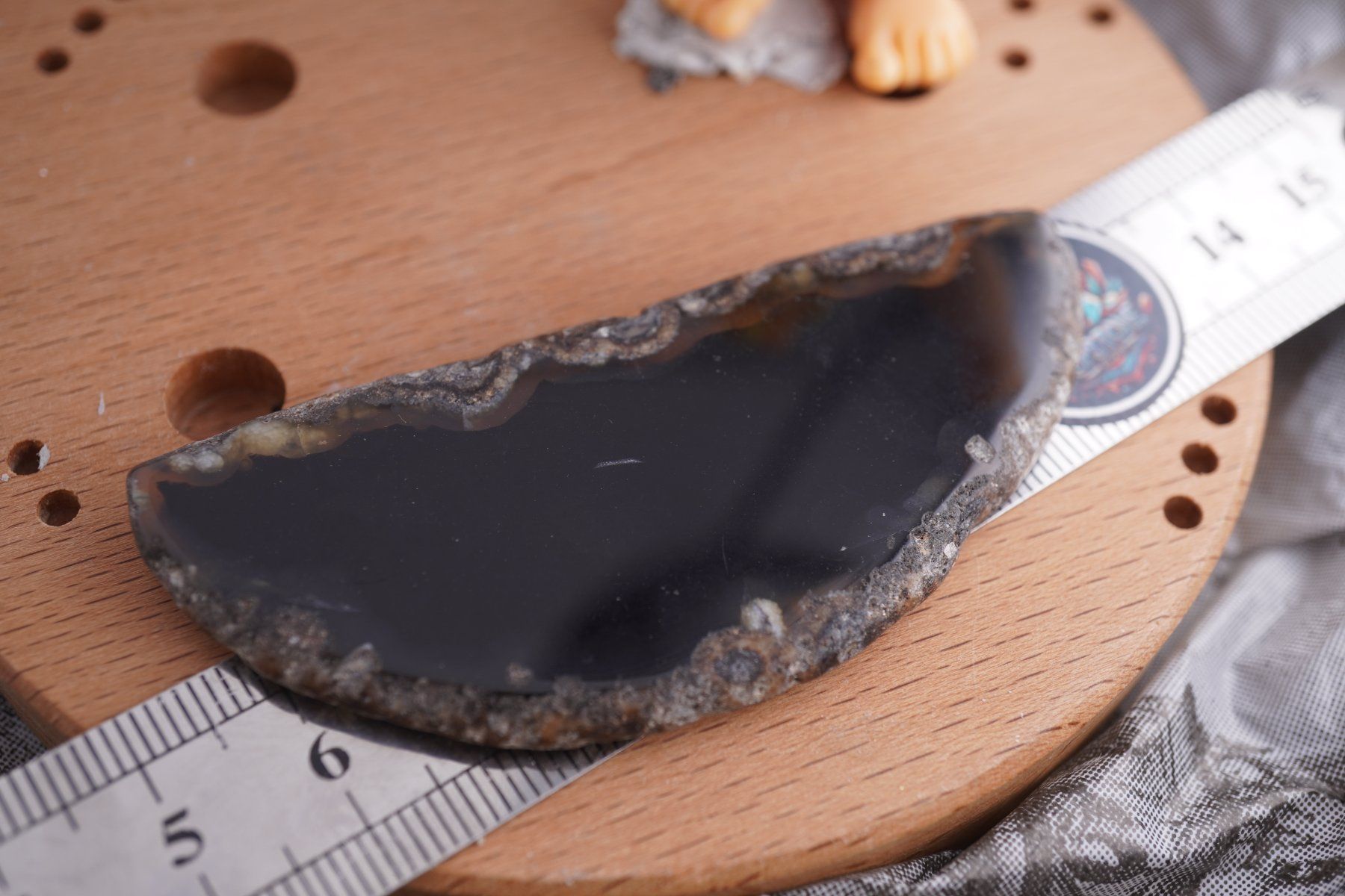 Mineralien & Heilsteine: Achat Schwarz     Scheibe     wow     Ab 1.-(1) – Neu und originalverpackt aus Eschenbach SG von topstone 6