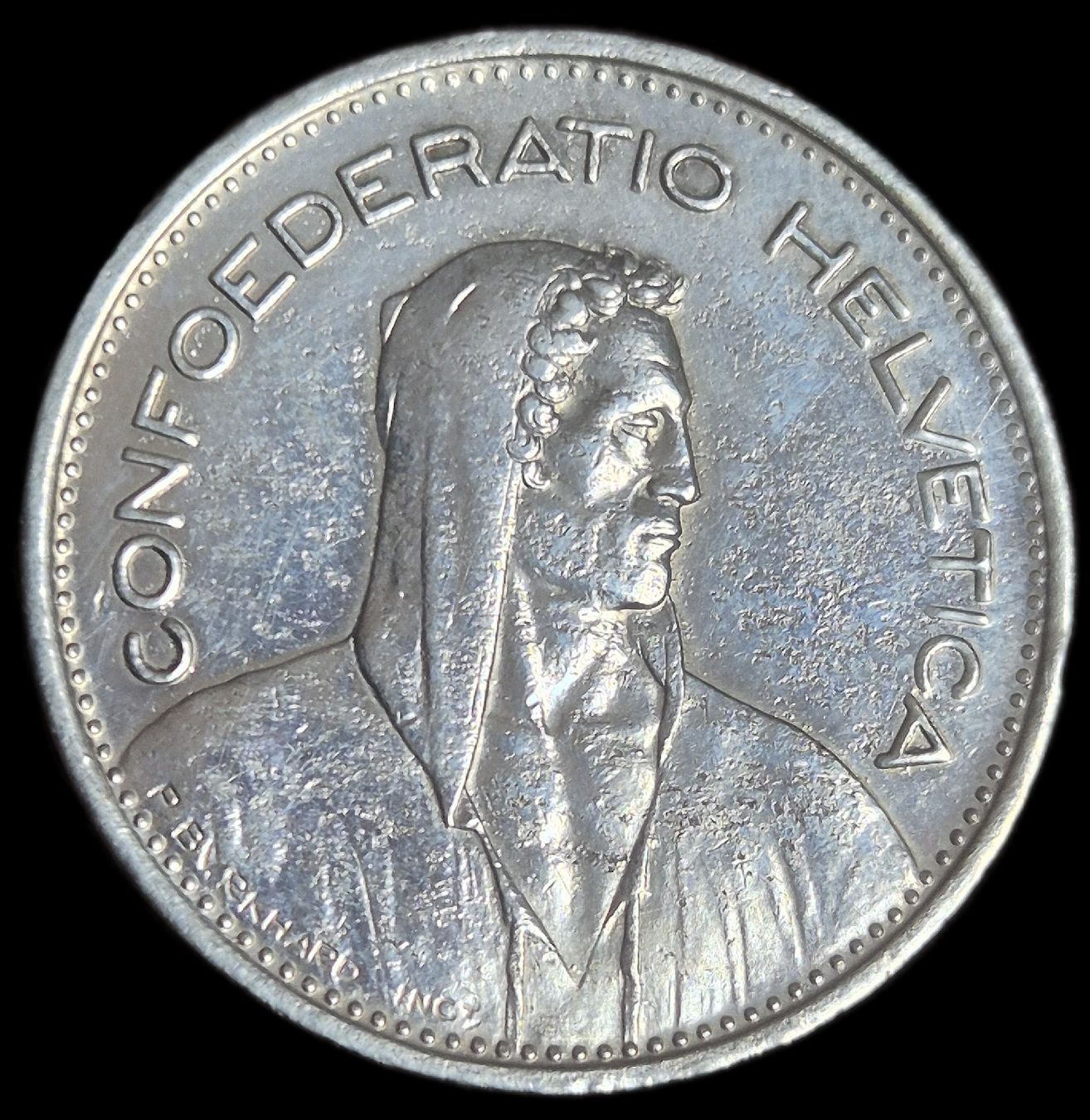 Tutti le monete: Top Silber 5 Franken 1952 Schweiz Vorz – Usato da Grenchen venduto da Grenchen_Coins 1