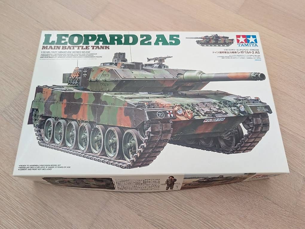 Tamiya Kit di modellismo & Modellini statici: Tamiya Bausatz Leopard 2 A5 – Nuovo (secondo la descrizione) da Baar venduto da Nermal03