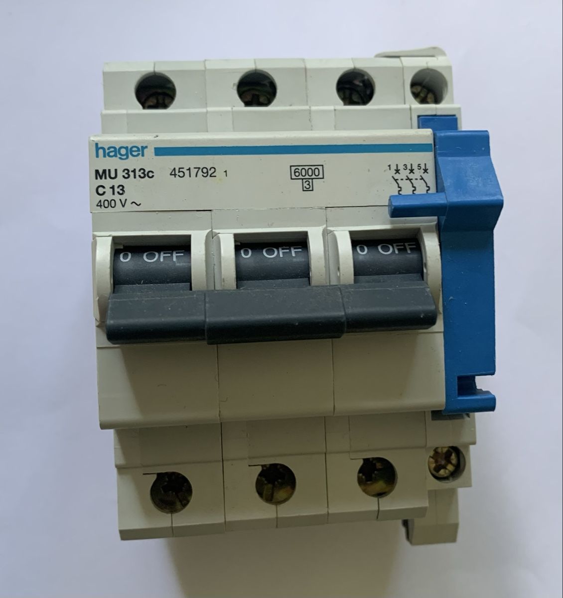 Hager Interruttori: Hager MU313c  C13 A LS - Schalter – Usato da Zürich venduto da Apache4