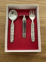 AUERHAHN Kinderbesteck 3-teilig, versilbert guter Zustand