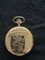 Taschenuhr Savonette vergoldet 