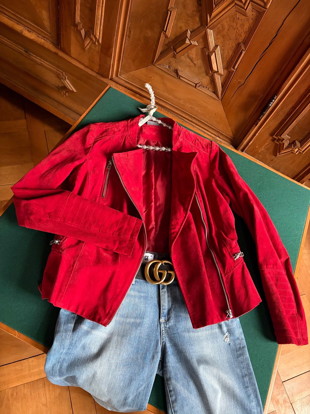 Giacche: 100 % Wildleder Bikerjacke   Zustand: neu  Größe: S – Nuovo (secondo la descrizione) da Interlaken venduto da Bona55 2