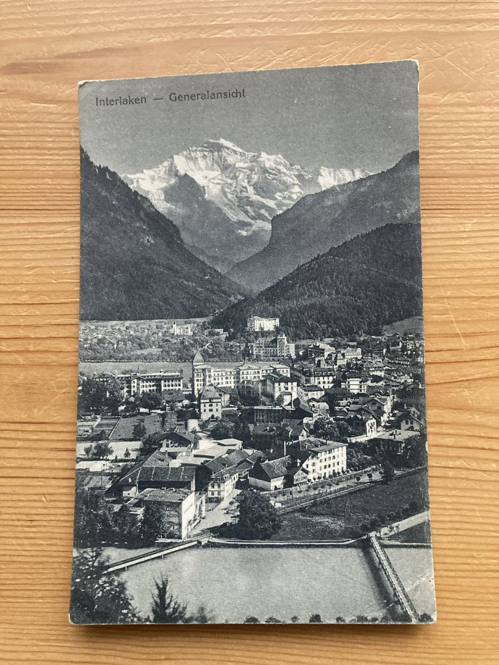 Cartoline postali: Interlaken - Generalansicht- AK – Nuovo (secondo la descrizione) da Oberuzwil venduto da Henri09