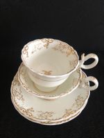 Coalport Antik Tee&Kaffeetassen & 2 Unterteller (von 1836)