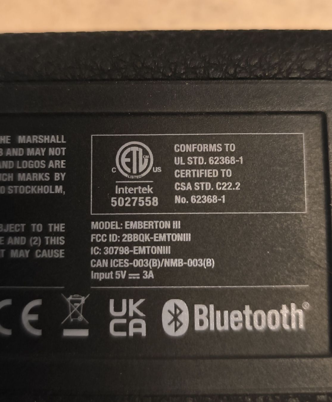 Marshall Lautsprecher: Marshall Emberton III Bluetooth Lautsprecher – Neu (gemäss Beschreibung) aus Bürglen TG von bluu 1