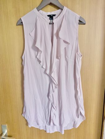 Zartes Blusentop puder - rosa von h&m Gr 44 / L