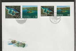 F1906 - FDC Suisse - Croatie