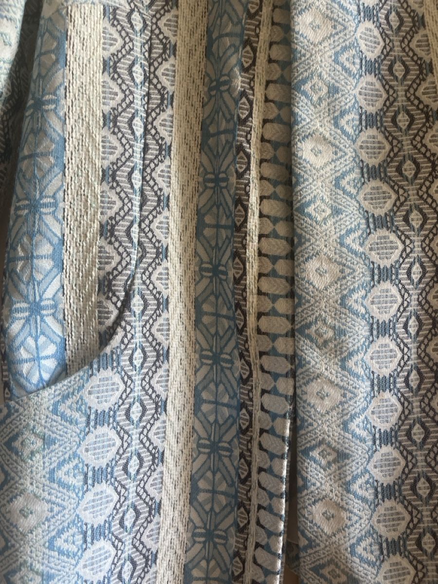 Giacche: Veste à motif bleu et blanc taille M – Usato da Corgémont venduto da pau_lpw9 1