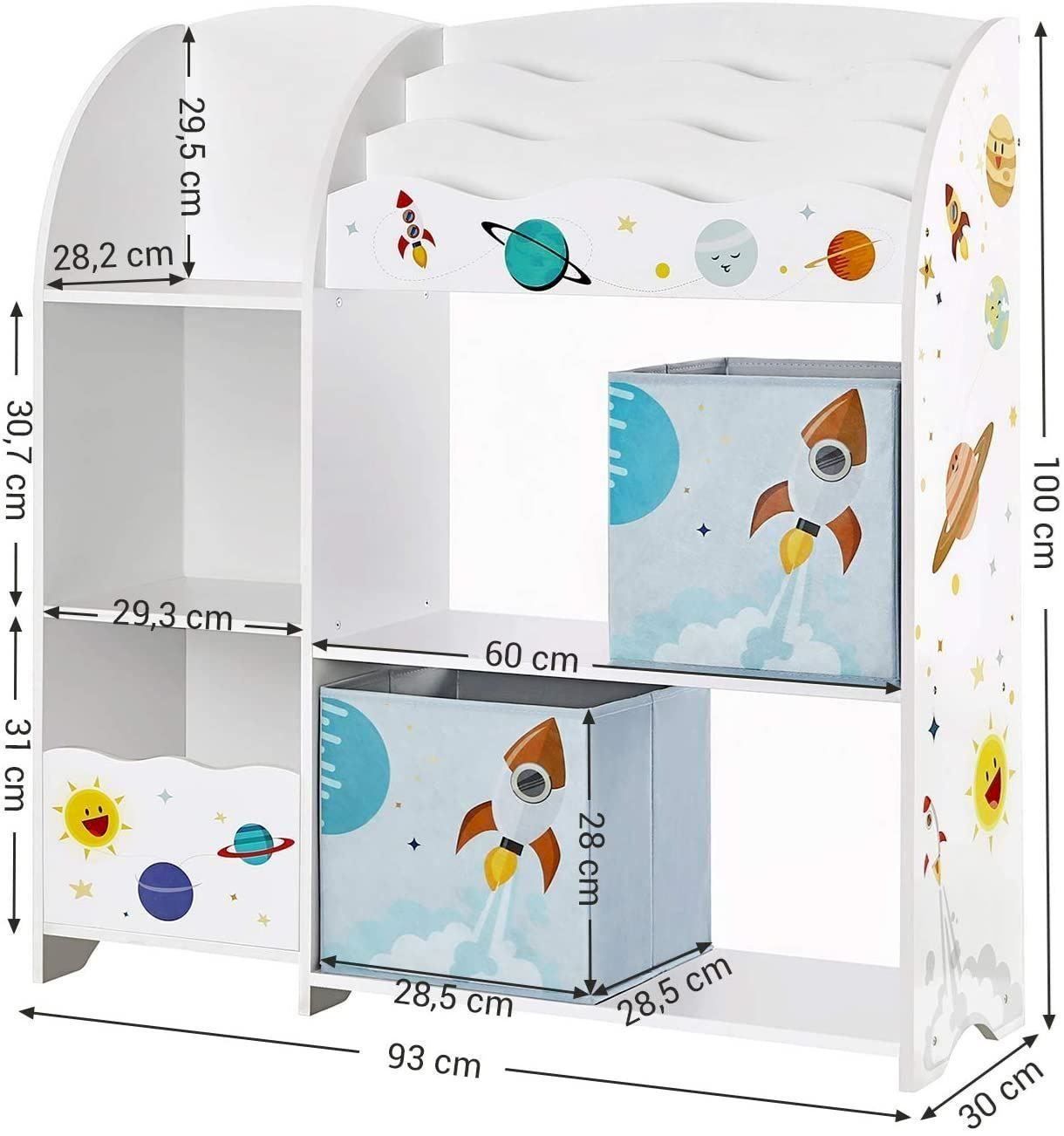 Sonstige Kinderbetten & -möbel: SONGMICS Spielzeug-Organizer mit 2 box – Neu und originalverpackt aus Bottighofen von zaap 1