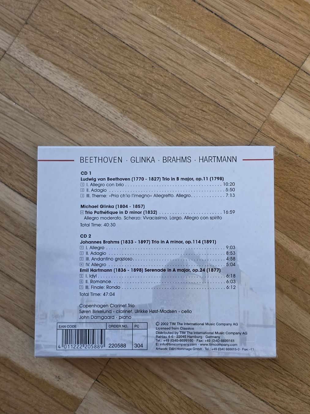 CD: Doppel-CD: Trios von Beethoven, Glinka, Brahms – Usato da Aesch BL venduto da immon 1