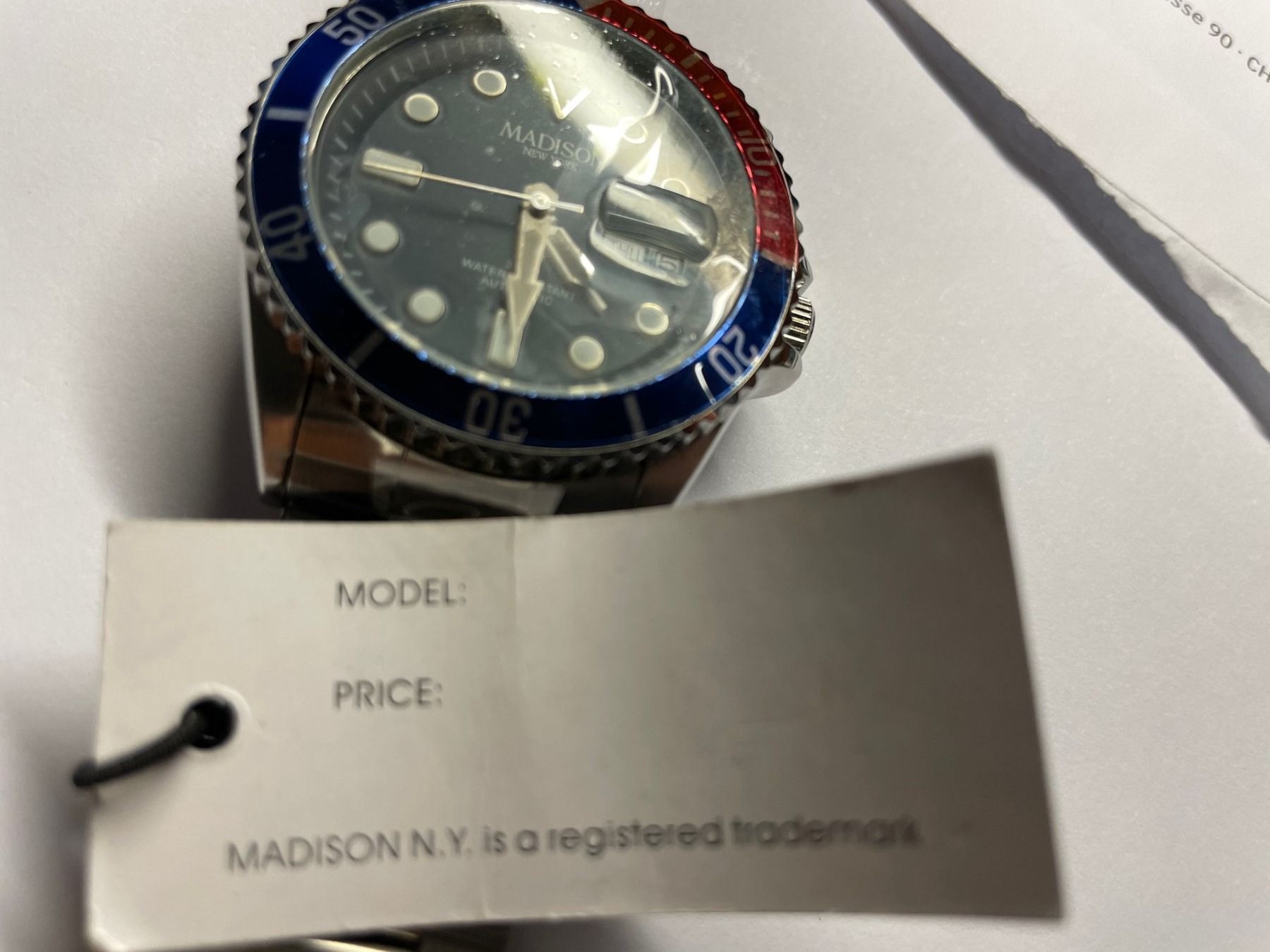 Orologi: Orologio da Uomo Madison – Nuovo e nell'imballaggio originale da Banco venduto da lorenzetti 2