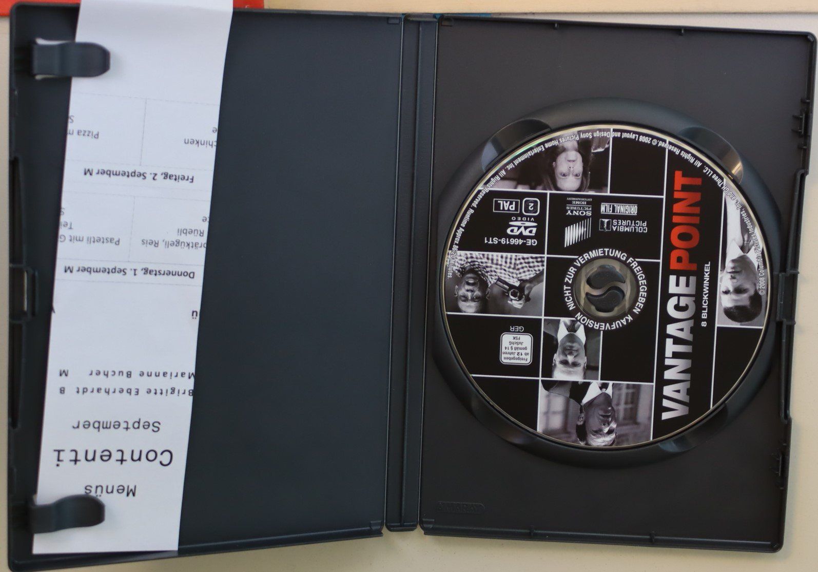 Alle DVDs: 8 Blickwinkel – Gebraucht aus Luzern von CONTENTI 1
