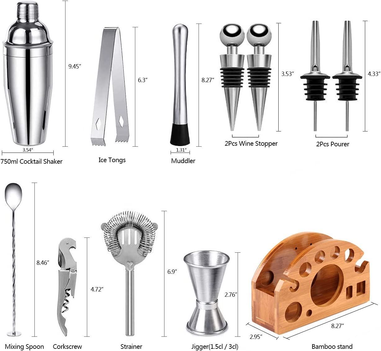 Elettrodomestici da cucina: Cocktail Set 750ml Mit StäNder Rostfrei – Nuovo (secondo la descrizione) da Thun venduto da keller001 2