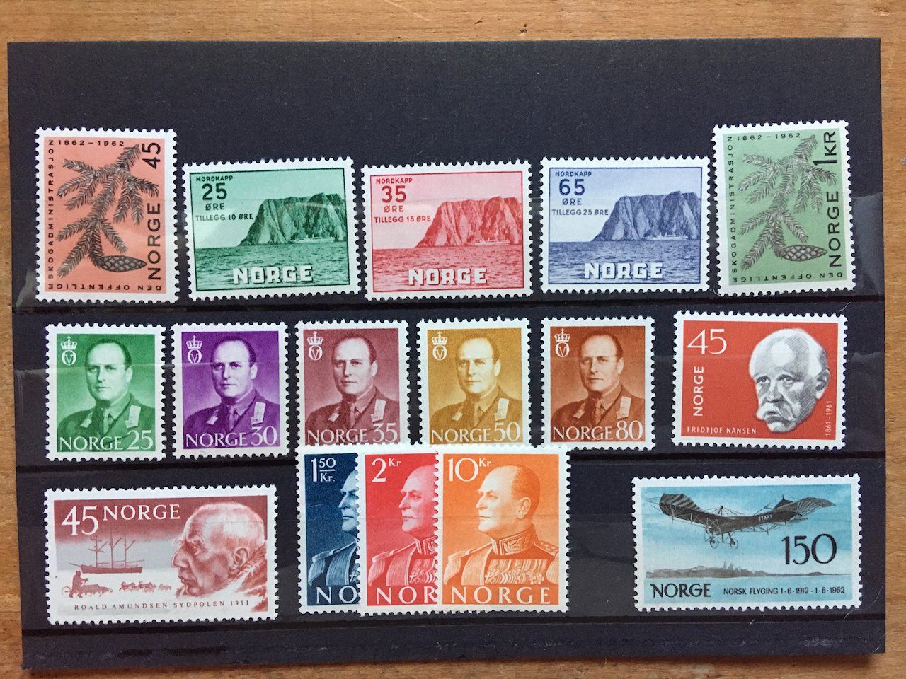 Tutti i francobolli: Norwegen 1957-62 postfrisch – Usato da Nesslau venduto da andi_hon