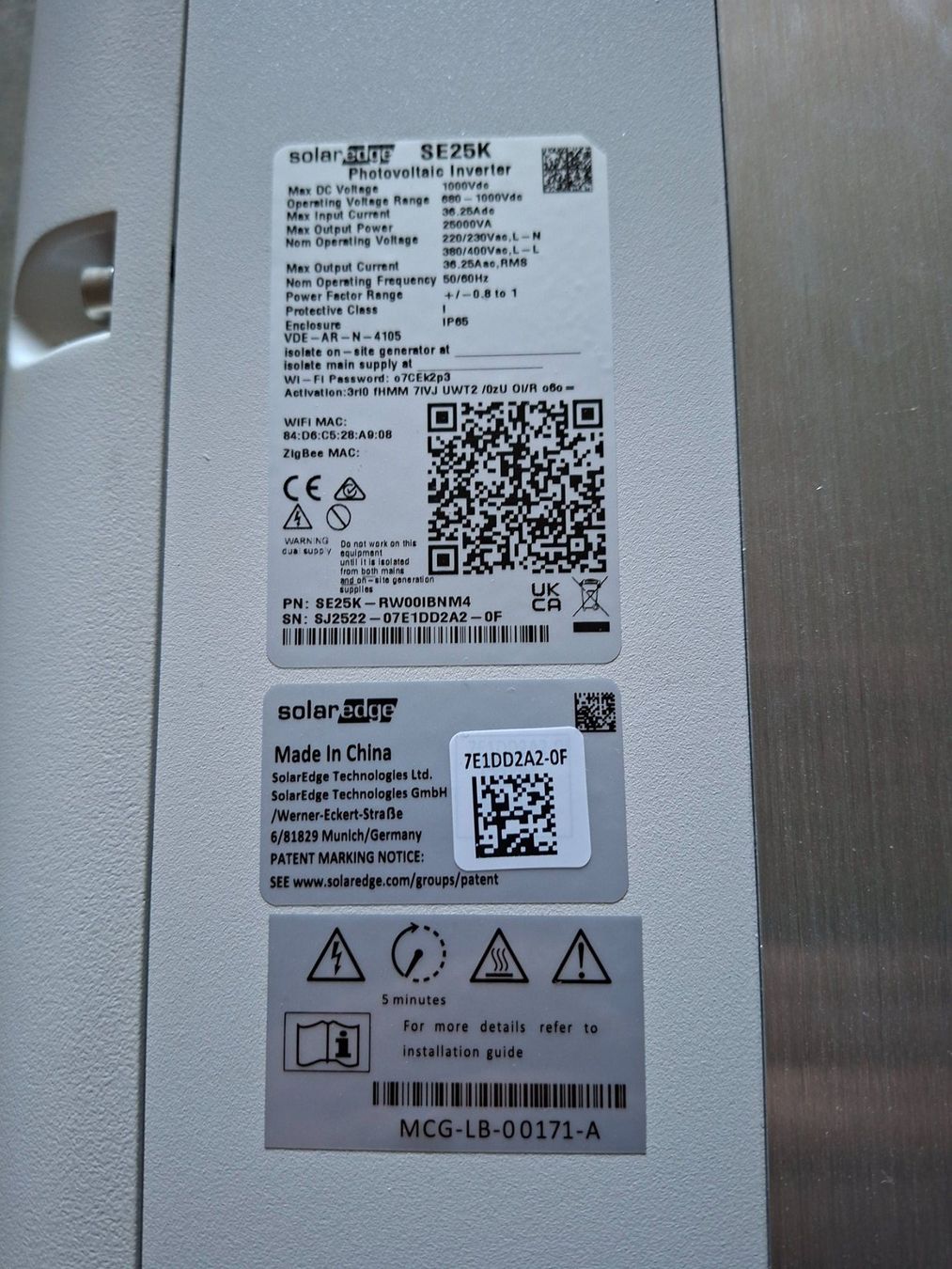 SolarEdge Inverter: Wechselrichter SolarEdge SE 25K – Usato da Buonas venduto da Fumaro59 2