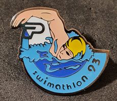 V324 - Pin Polizei Zürich Swimathlon 93