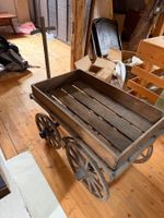Antiker Holz-Handwagen / Leiterwagen