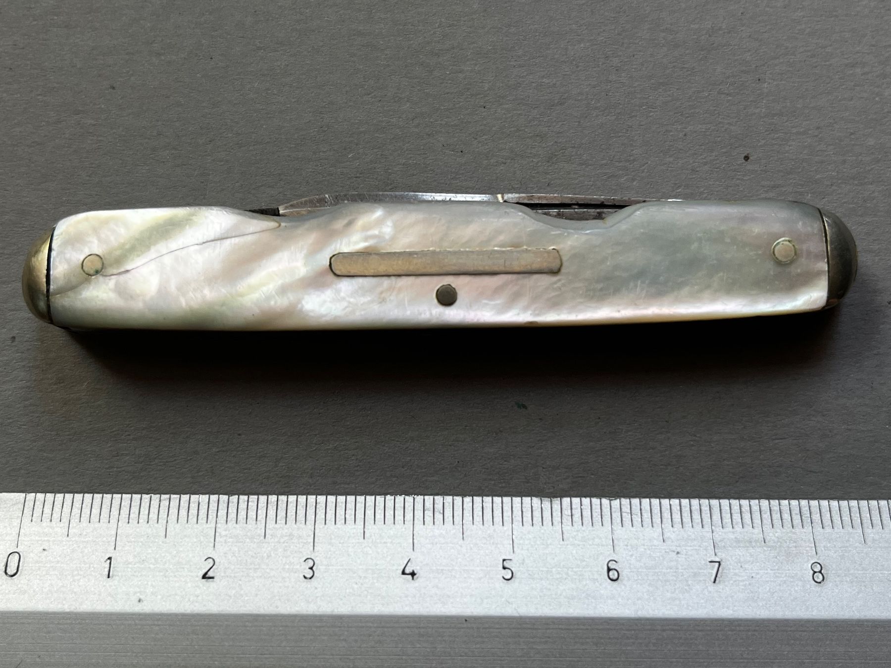 Taschenmesser: Sackmesser 85 mm Perlmutt, ENGLAND – Gebraucht aus Zürich von FV.vintage 3