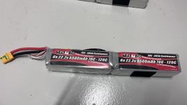 HEATRC Akku 2x 6S 22.2V 5500mAh 70C-120C neuwertig!