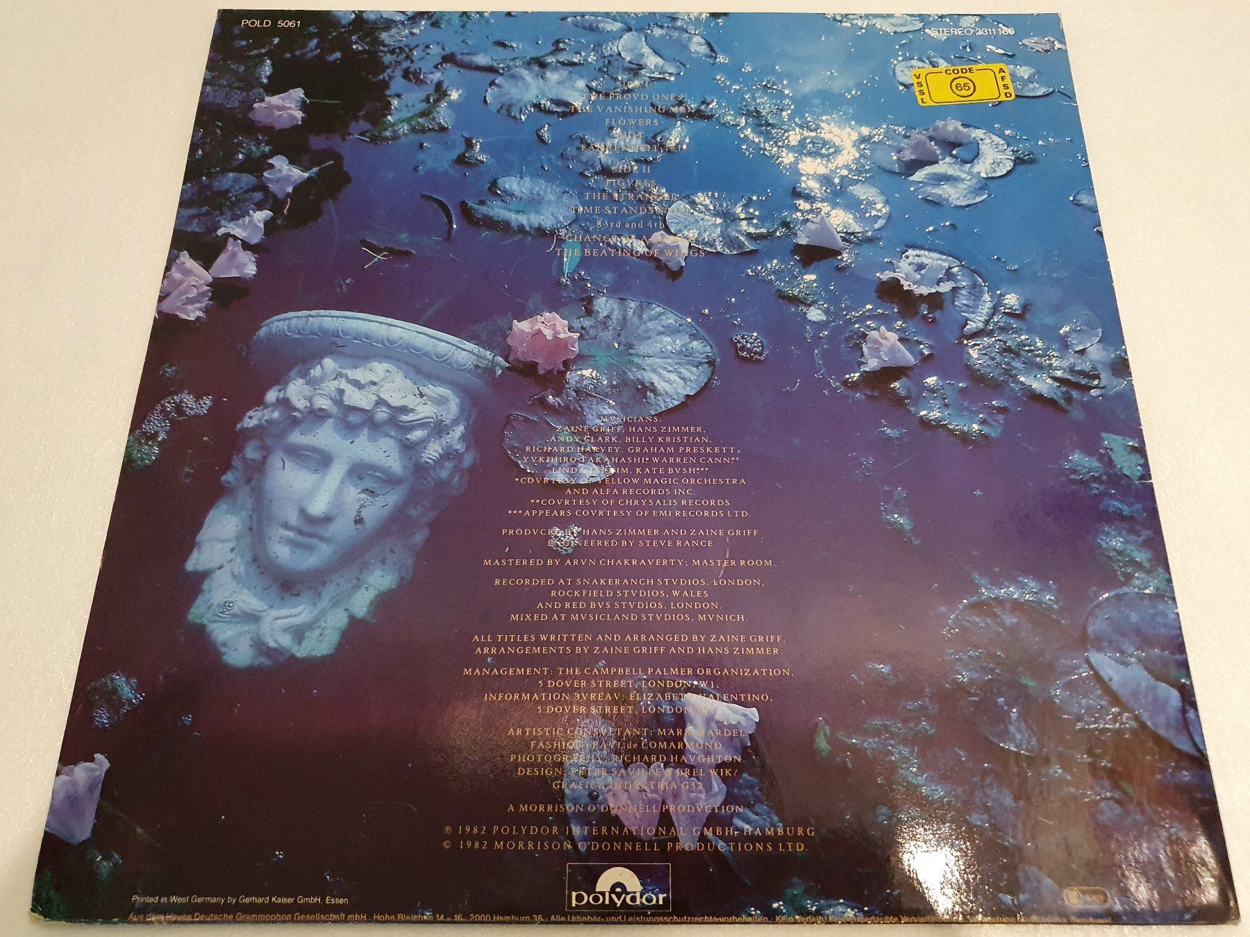 Dischi in vinile: Zaine Griff – Figures – Usato da Uster venduto da Vinyl-Leidenschaft 1