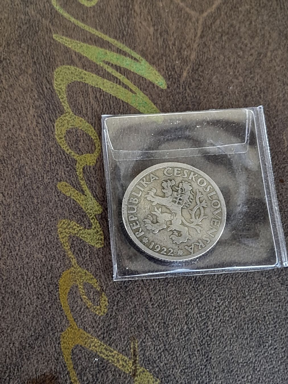 Alle Münzen: Tschechoslowakei 1 Krone 1922 – Gebraucht aus Basel von Basel_20 9