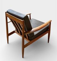 Teak Sessel Easy Chair by Grete Jalk Denmark 60s Vintage